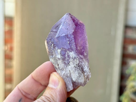 Amethyst Dissolution Quartz, Hydrothermally Etched, 92g, New Find, Crystal for Spiritual Evolution & Transformation, Bahia, Brazil S590