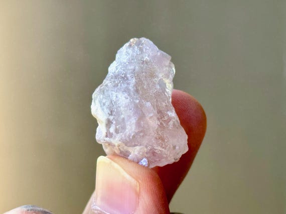 Pink Morganite Crystal, 16g, Rare Find, Heart Healer, Heart Chakra Crystal, Afghanistan S710