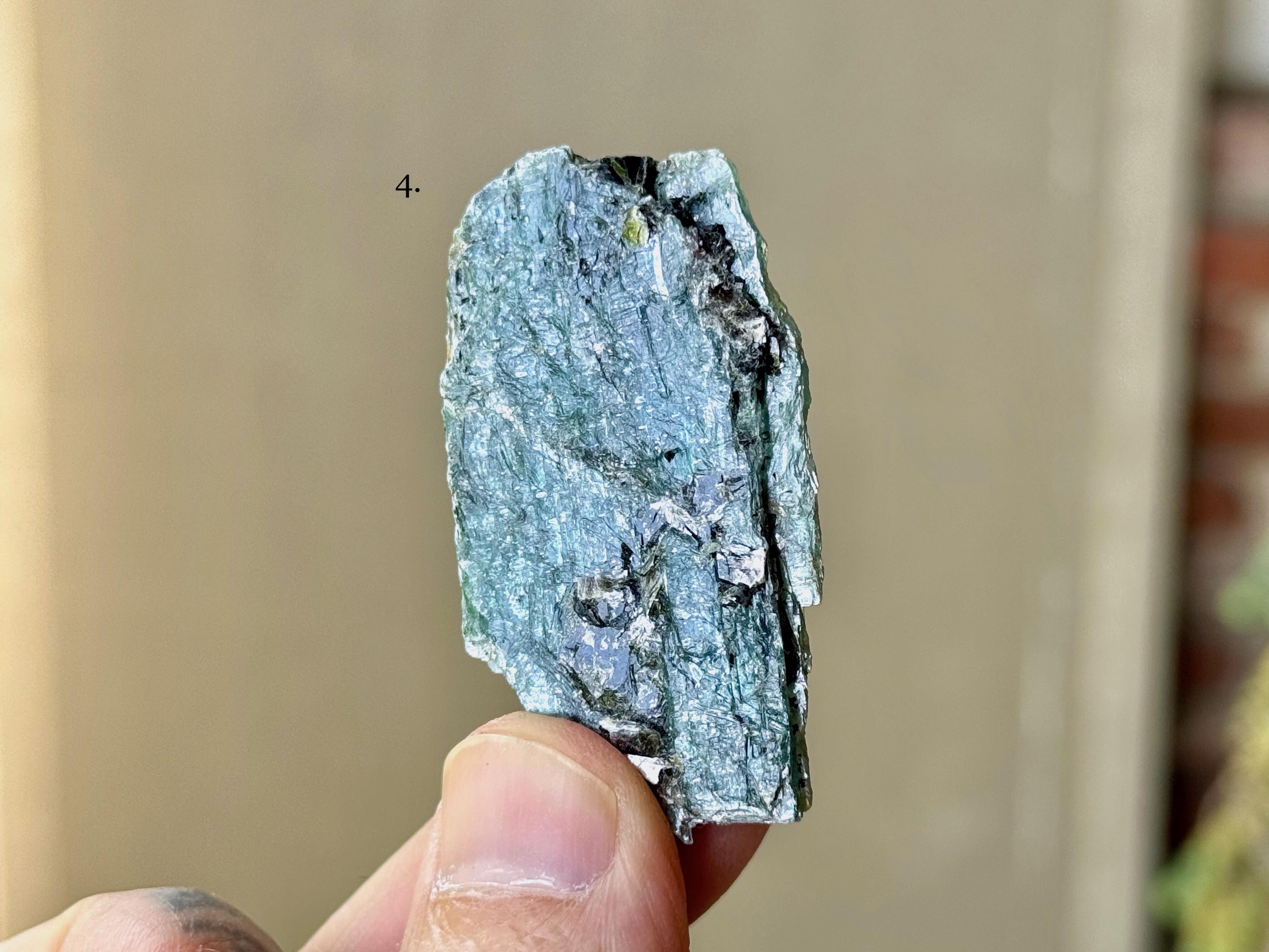 その他 Me Ocean Kyanite, Choose ONE of Four, Blue-Green Kyanite