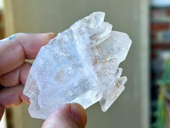 Tabular Faden Quartz, Double Terminated, 128g, New Find, Transmissions for Spirit World, Minas Gerais, Brazil A039
