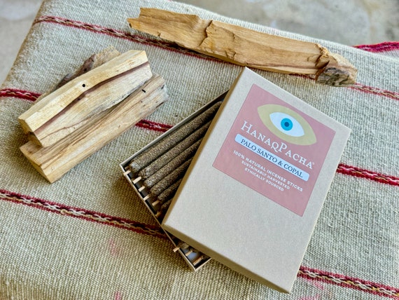 Palo Santo & Copal Incense Sticks, 20 ct, 100% Natural, Ethically and Sustainably Sourced in Peru