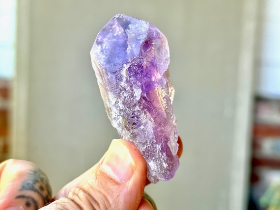 Amethyst Dissolution Quartz, Hydrothermally Etched, 55g, New Find, Spiritual Purification & Transformation, Bahia, Brazil S889
