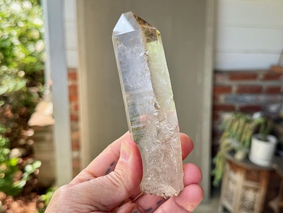Lodolite Quartz with Time Link Window, Water Clear, 305g, New Find, Corinto, Minas Gerais, Brazil S650