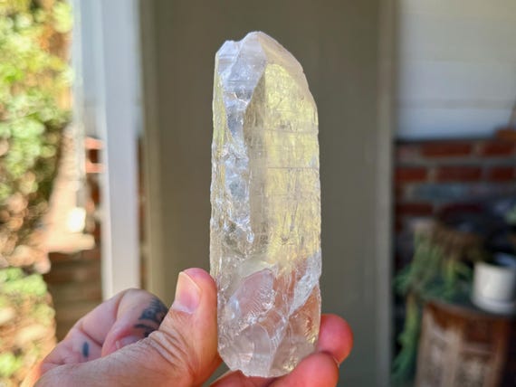 Russian Lemurian Quartz, Sacred Scribe, 244g, Original Find, Yuzhnyi Quarry, Oblast, Russia V637