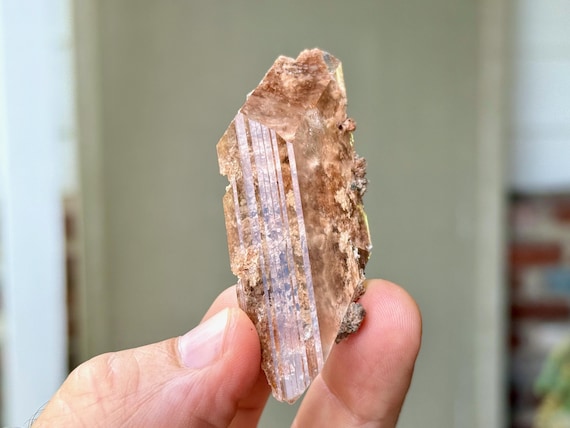 Durango Selenite, 40g, Highest Quality, Water Clear Selenite, Purification and Energetic Cleansing, Bermejillo, Mexico T034