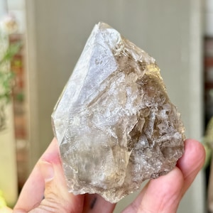 Elestial Smoky Quartz, Natural Formation, 243g, Old Find, Aracuai, Minas Gerais, Brazil W313