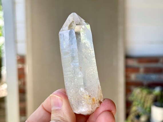 Blue Smoke Quartz, Water Clear with Phantom Mist Inclusions, 112g, New Find, La Belleza Mine, Santander, Colombia S679
