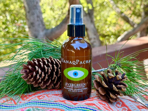 Evergreen Spray, 100% Natural Pine Fragrance, Handcrafted with Siberian Fir Oil