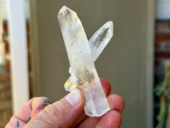 Lemurian Quartz, Y Formation, 68g, Old Find, Masculine-Feminine Balance, Santander, Colombia B276