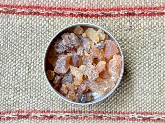 Peruvian Myrrh Resin Incense, 100% Organic Ethically Hand-Harvested in Peru, Ceremonial Incense for Spiritual Clarity and Cleansing