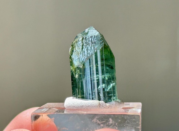 Bicolor Tourmaline, Aricanga Mine, Polychrome Blue & Green, 4.5g, São Jose do Safira, Minas Gerais, Brazil A645