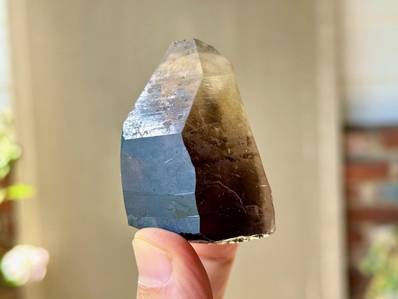Pele's Dream Lemurian Citrine, 97g, New Find, Crystal for Shadow Work & Trauma Healing, Goias, Brazil S779