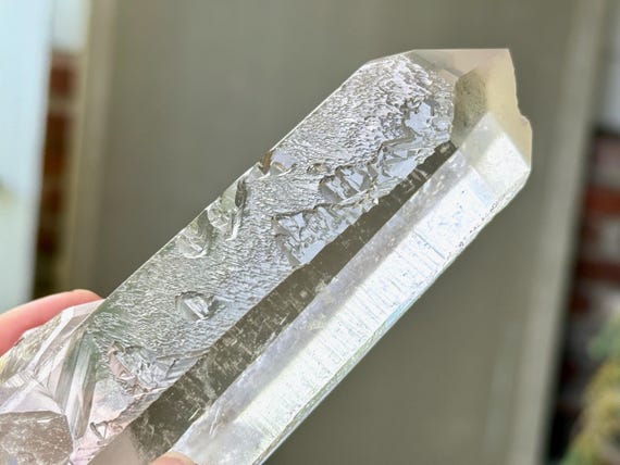 Starbrary Quartz, 441g, New Find, Water Clear Quartz with Extraterrestrial Glyphs, Zeca de Souza, Minas Gerais, Brazil W874