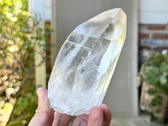 Lemurian Quartz with Time Link Activation, Water Clear, 807g, New Find, Bahia, Brazil W211