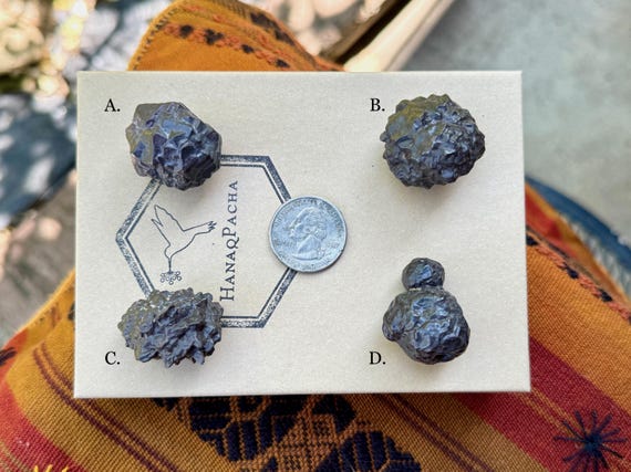 Prophecy Stone, Choose ONE of Four, Goethite & Hematite Pseudomorphs, Stone for Divination and Shamanic Journeying, Egypt R905
