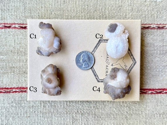 Chalcedony Nodule, Botryoidal Formation, Choose ONE of Four "Womb Balls," Nurturing Energy, Reproductive Health, Morocco R359