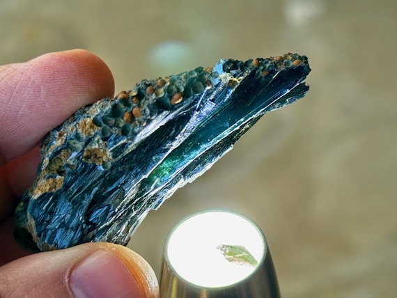 Vivianite, Blue & Green Hues, Natural Formation, 42g, Heart Chakra, Visualization and Forgiveness, Amazonas, Brazil A445