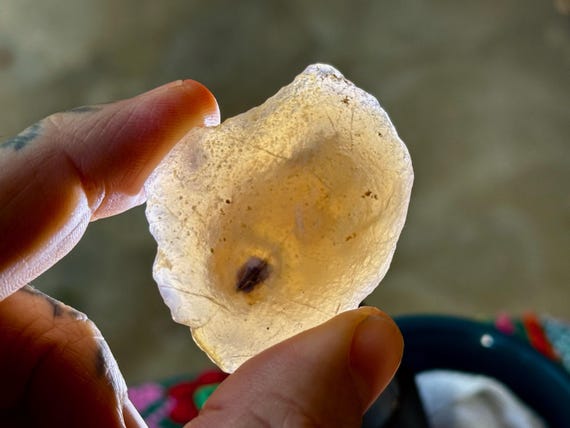 Running Sand Gobi Agate, 35g, Desert Stone of Transformation, Naturally Formed by Wind and Sand, Mongolia A111