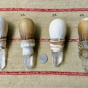 Andean Shaman Rattle with Native Quartz Crystal, Handcrafted Rattle for Shamanic Ceremony and Sound Healing, Handmade in Peru