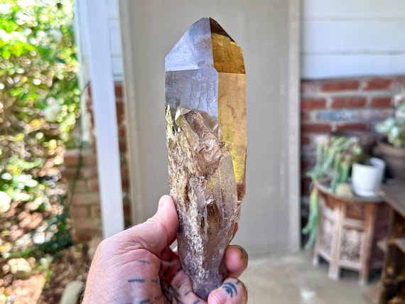 Smoky Cathedral Quartz, 972g, Akashic Record, Grounding & Root Chakra, Aracuai, Minas Gerais, Brazil V365