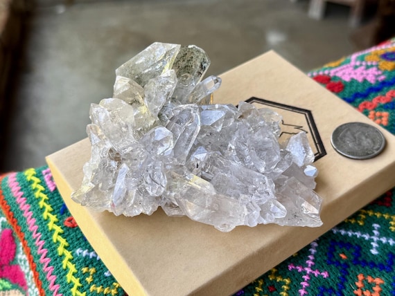 Zeca de Souza Quartz Cluster, Water Clear & Self-Standing, 300g, Corinto, Minas Gerais, Brazil V305