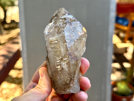 BG3 Elestial Smoky Quartz, Mother & Child, 363g, Adaptogenic Energy Balancing Crystal, Piaui, Brazil VV746