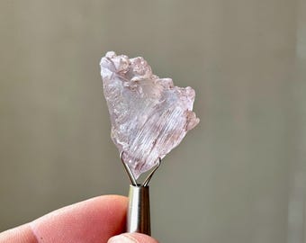 Purple Kunzite with Etched Terminations, 14g, Highest Quality, Heart Chakra Crystal, Afghanistan S241