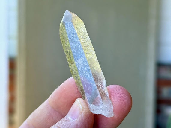 Starbrary Quartz with Time Link, 22g, New Find, Water Clear Quartz with Extraterrestrial Glyphs, Zeca de Souza, Minas Gerais, Brazil T355