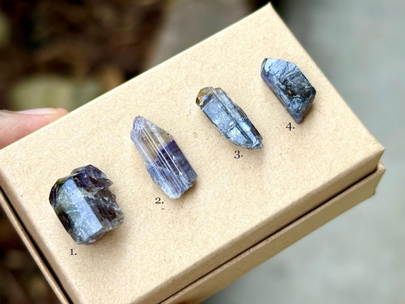 Tanzanite, All Natural, Choose ONE of Four, Third Eye & Crown Chakra Crystal, Tanzania T038