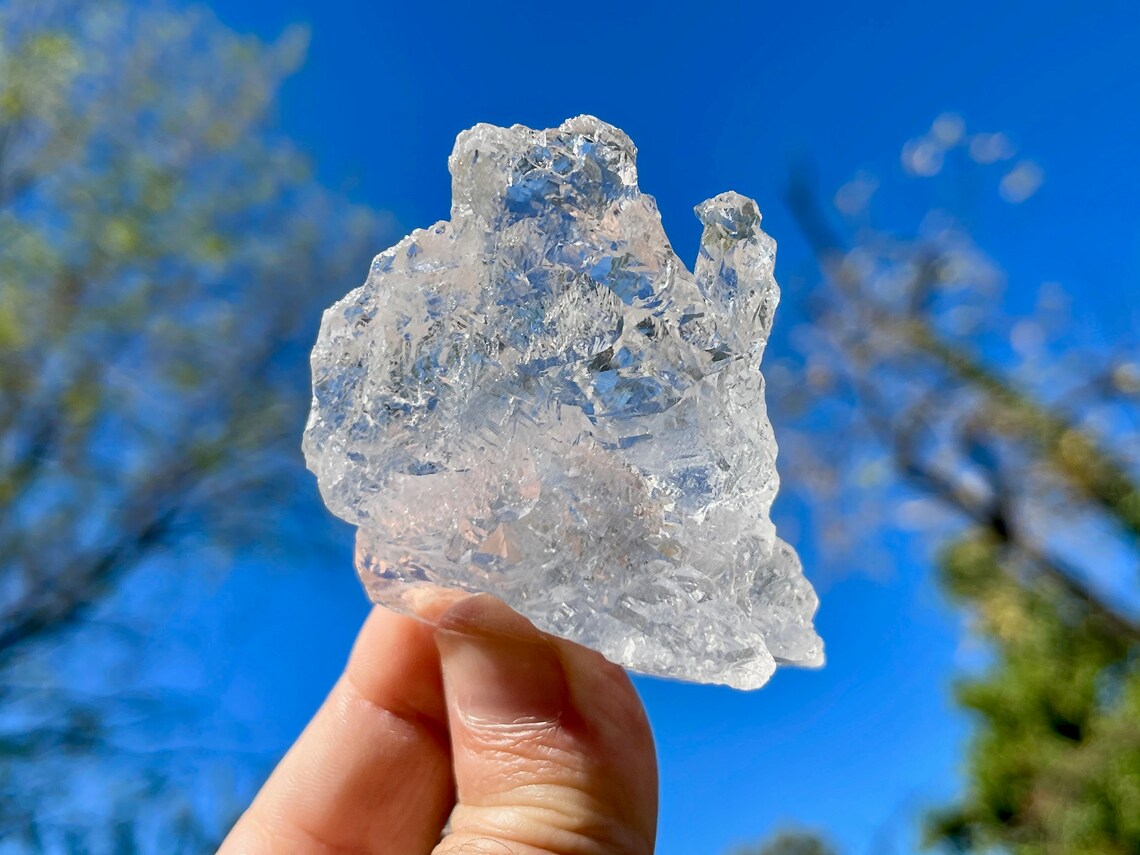 Ice Quartz Crystal New Find Purification Trauma Healing Etsy