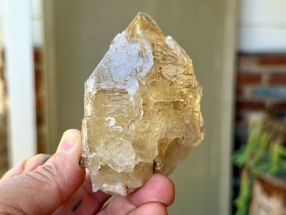 BG3 Citrine, Elestial Cathedral Formation, 304g, New Find, Adaptogenic Energy Balancing Crystal, Piaui, Brazil V565