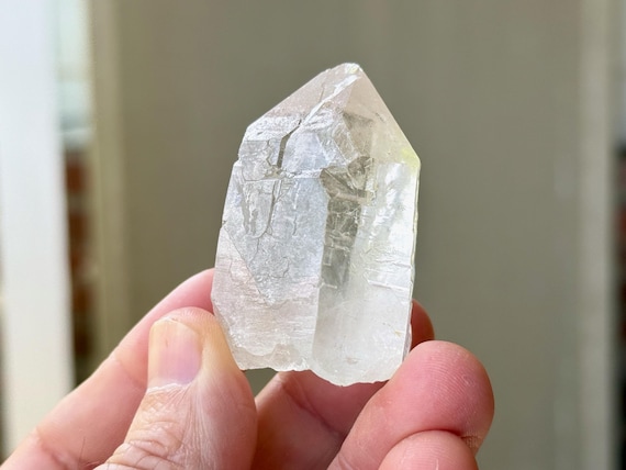 Cathedral Quartz, All Natural, 82g, Old Find, Lightbrary Crystal, Akashic Record, Jenipapo, Minas Gerais, Brazil A505