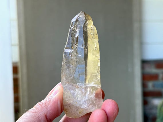 Smoky Cathedral Quartz, Water Clear, 164g, New Find, Akashic Record, Highest Quality, Minas Gerais, Brazil T816