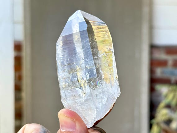Lemurian Quartz from Peñas Blancas , 137g, Rare Find, AAA Water Clear, Highest Quality, Boyaca, Colombia R577