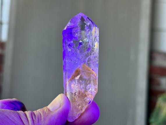 Powellite Phantom Quartz, UV Reactive, Channeling Formation, 43g, New Find, Crown Chakra & Mental Clarity, Bahia, Brazil T242