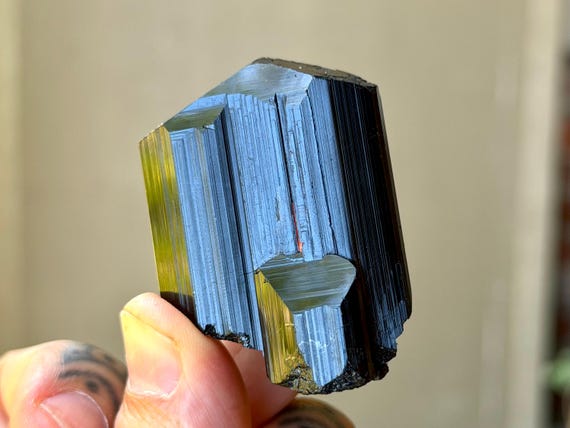 Black Tourmaline, 56g, Root Chakra, Grounding & Protection, Aracuai, Minas Gerais, Brazil B063