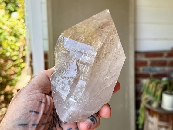 Cathedral Quartz, Water Clear & Self-Standing, 1.1 Kilo, Akashic Record and Spiritual Realms, Minas Gerais, Brazil W932