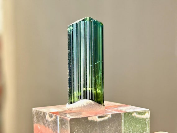 Bicolor Tourmaline, Aricanga Mine, Blue & Green, 3.2g, São Jose do Safira, Minas Gerais, Brazil A644