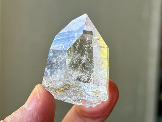 Peñas Blancas Lemurian, AAA Water Clear, 42g, Channeling Formation, Boyaca, Colombia A682
