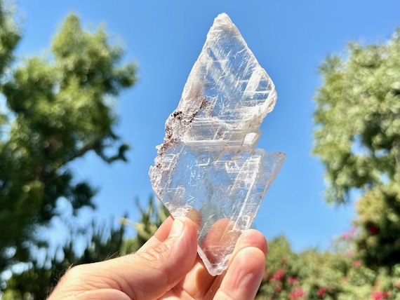 Naica Selenite, 139g, Highest Vibration, Crystal for Purification and Energetic Cleansing, Naica Mine, Chihuahua, Mexico R745
