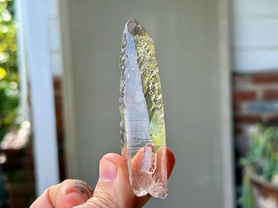 Sirian Starbrary Quartz, 64g, Water Clear Quartz with Extraterrestrial Glyphs, Minas Gerais, Brazil A145