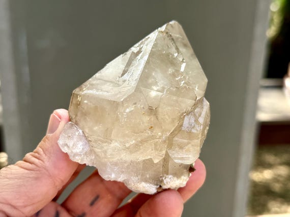 BG3 Elestial Citrine, 274g, Adaptogenic Energy Balancing Crystal, Piaui, Brazil V756