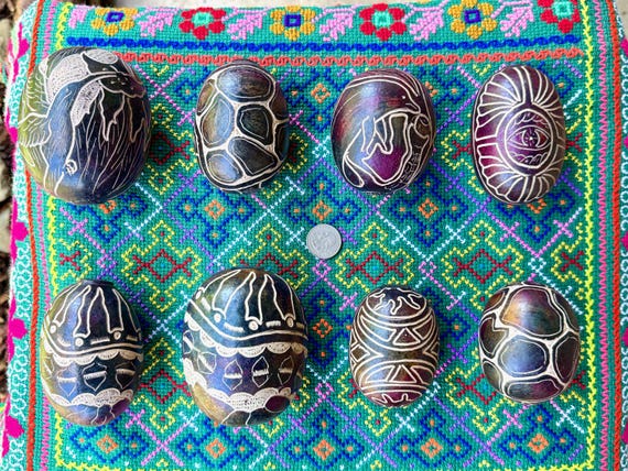 Shaman Rattle, Large Size, Traditional Shipibo Gourd Shaker, Handmade in Iquitos, Peru