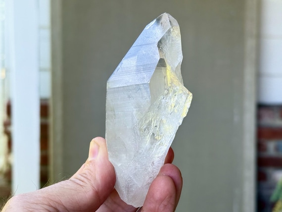 Black Phantom Lemurian Quartz, 262g, New Find, Root Chakra, Detoxification & Purification, Bahia, Brazil W046