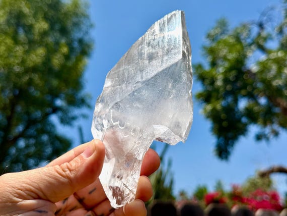 Naica Selenite, Water Clear, 386g,  Purification & Energetic Clearing, Chuhuahua, Mexico V601