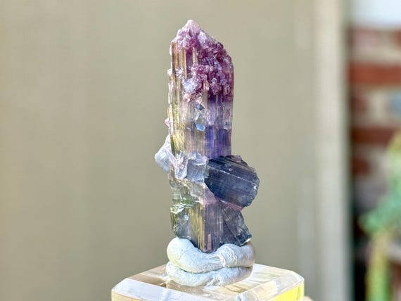 Purple Tourmaline, Aricanga Mine, 16.9g, New Find, São Jose do Safira, Minas Gerais, Brazil A386