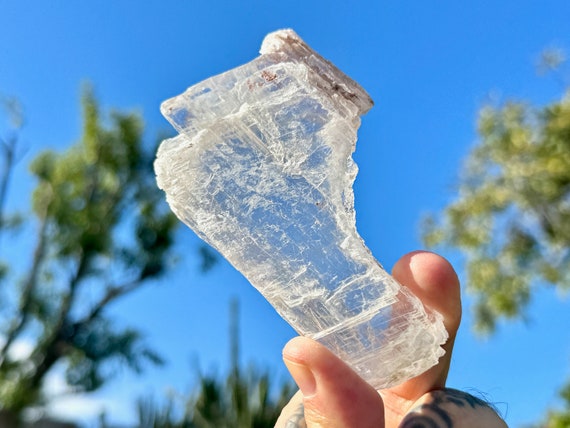 Naica Selenite, 114g, Highest Vibration, Natural Selenite for Purification and Energetic Cleansing, Chihuahua, Mexico S359
