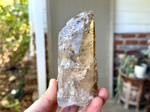 Russian Lemurian Quartz, Sacred Scribe Crystal, 589g, Old Find, Ancient Wisdom, Oblast, Russia V306