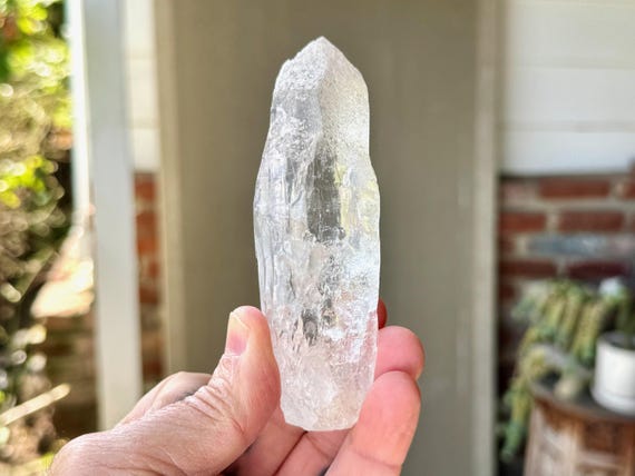 Cathedral Quartz with Frosty White Inclusions, Water Clear Clarity, 203g, Minas Gerais, Brazil X239