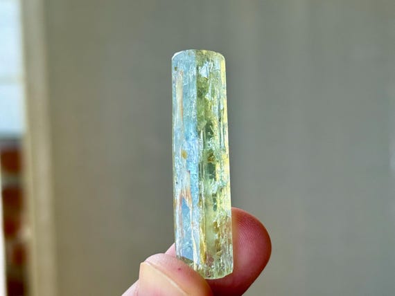 Aquador, Natural Blue & Golden Beryl, 13g, Aquamarine Helidor Hybrid, Padre Paraíso, Minas Gerais, Brazil A350